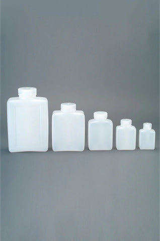 Nalgene Wide Mouth Rectangular HDPE Bottle-4oz (125mL)